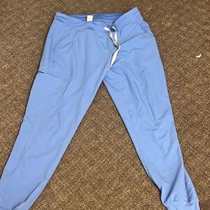 Figs Light Blue Technical Collection Pants